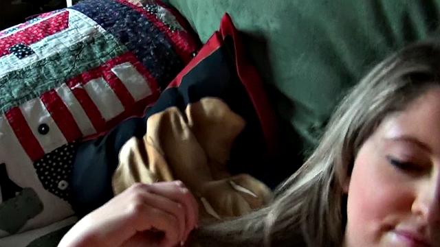 Watch this babe with a pierced pussy give a hot handjob and fuck like a pro!