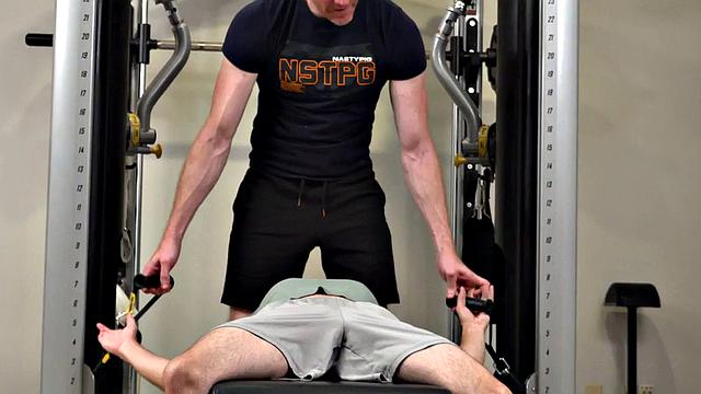 Petite gym twink assfucked by tall handsome DILF