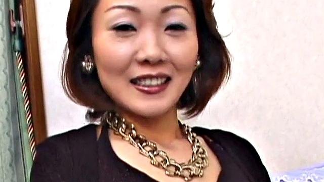 Slutty Asian MILF toying hot tight pussy