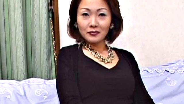 Slutty Asian MILF toying hot tight pussy