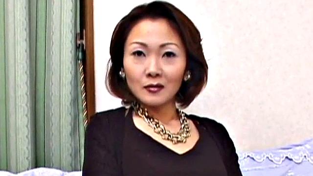 Slutty Asian MILF toying hot tight pussy