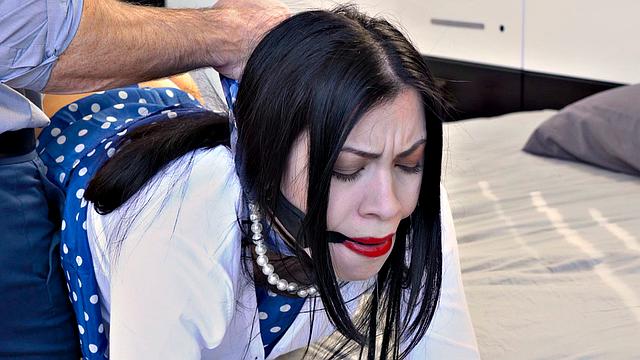 Ciggies Make Her Choke