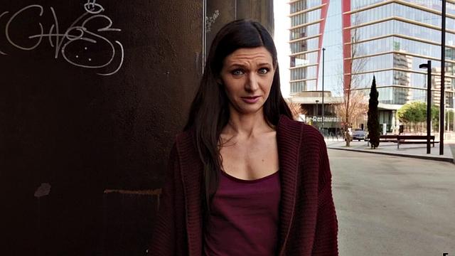 Pulled beauty fucked outdoors after getting picked up