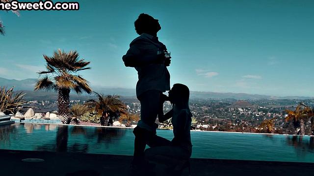 Sensual blonde drilled by her BF