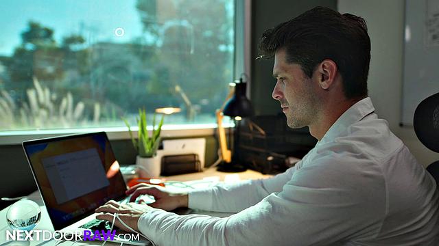 Stressed Out Stud Flip Fucks Beefy Colleague - NextDoorStudios