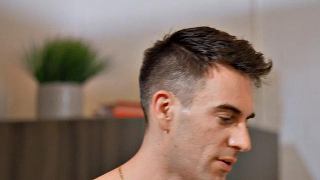 Amateur eager jock fucks neighbor's asshole till facial