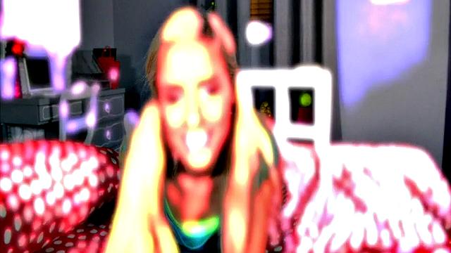 Small-town blondie takes a fat cock in her wet pussy until she gets a doggie-style creampie.