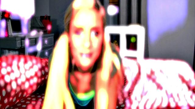 Small-town blondie takes a fat cock in her wet pussy until she gets a doggie-style creampie.