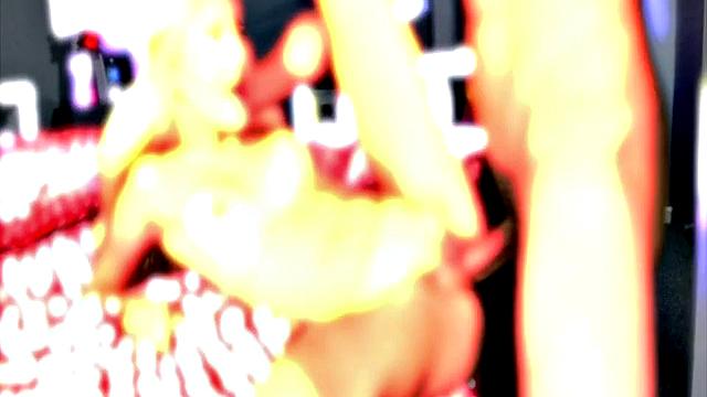 Small-town blondie takes a fat cock in her wet pussy until she gets a doggie-style creampie.