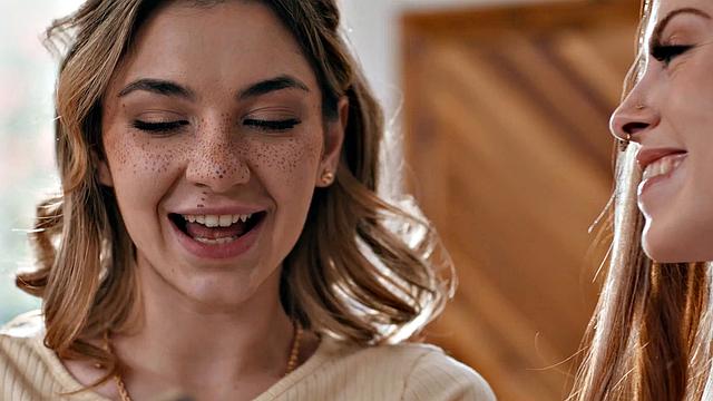 GIRLSWAY - Petite Besties Demi Hawks & Kait Have Passionate Sex After Class