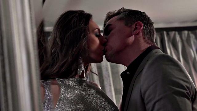 Highclass babe fucked by businessman in her tight pussy