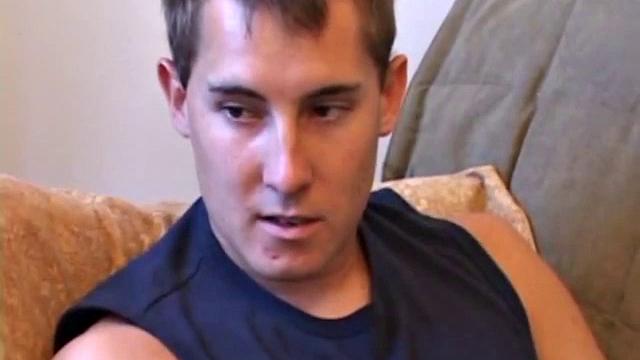 While watching a porn video, British punk Kiefer Foxx works up a sizeable boner and proceeds to wank away. Soon an off-camera hand begins working his butt with an anal probe and then strokes Kiefer's cock, until he blasts a cum load.