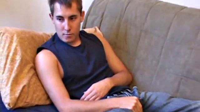 While watching a porn video, British punk Kiefer Foxx works up a sizeable boner and proceeds to wank away. Soon an off-camera hand begins working his butt with an anal probe and then strokes Kiefer's cock, until he blasts a cum load.