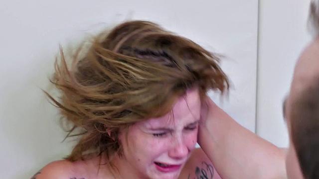 Anal crying teen sub slave gets ravaged