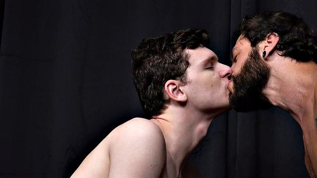 Rimmed amateur 21yo bareback fucked by inked jock