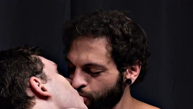 Rimmed amateur 21yo bareback fucked by inked jock