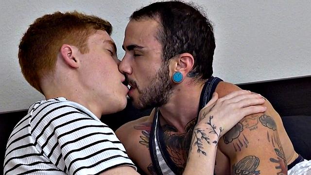 Real FTM jock with pussy and cock fucked by ginger