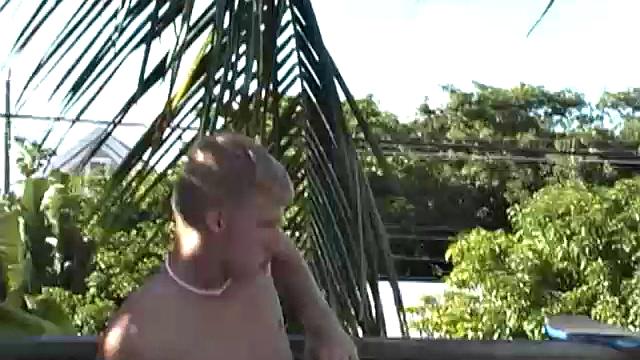 Cute skater boy Cameron Daniels is out on the sun deck relaxing when he decides to strip naked and jerk off in the sun. He goes to work on that big dick of his, edging himself several times, before deciding it's time to shoot.