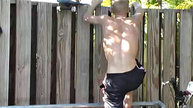 Cute skater boy Cameron Daniels is out on the sun deck relaxing when he decides to strip naked and jerk off in the sun. He goes to work on that big dick of his, edging himself several times, before deciding it's time to shoot.