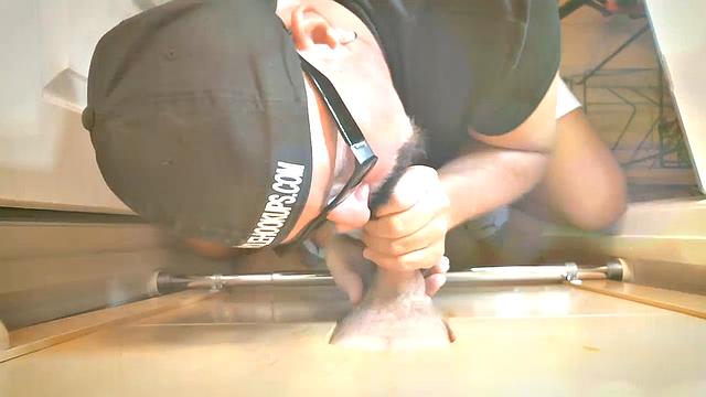 Construction Dad Cums At The Gloryhole