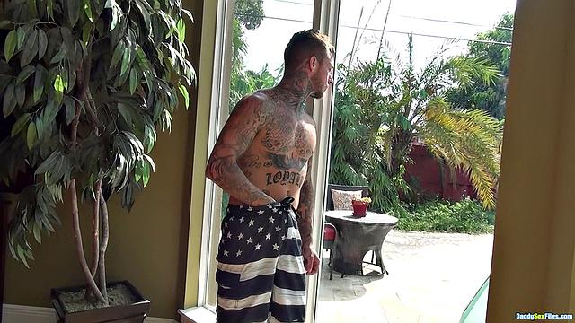 Spying on Dad and Jerking Off - Brian Michaels