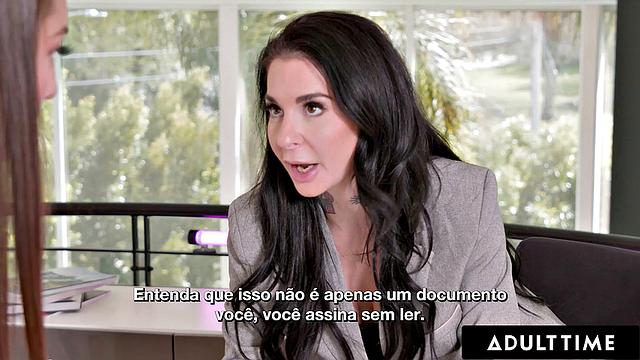 Белла Ролланд раздвигает ноги для Кира Нуар на глазах у всех - страсть между зрелыми женщинами в публичном месте!