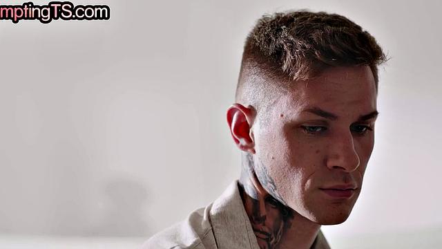 Transgender Asian mature fucks boyfriend's asshole after 69 sucking