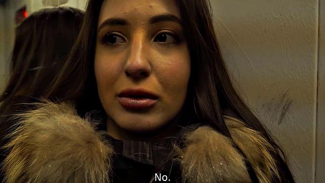 DEBT4k. Hot brunette enjoys unplanned sex with devious debt collector