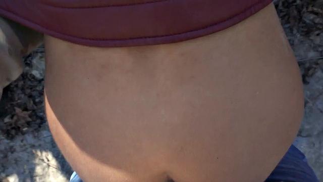 Picked up babe riding stranger outdoor for cash