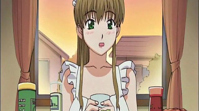 Maid In Apron Humiliated And Walked With Leash