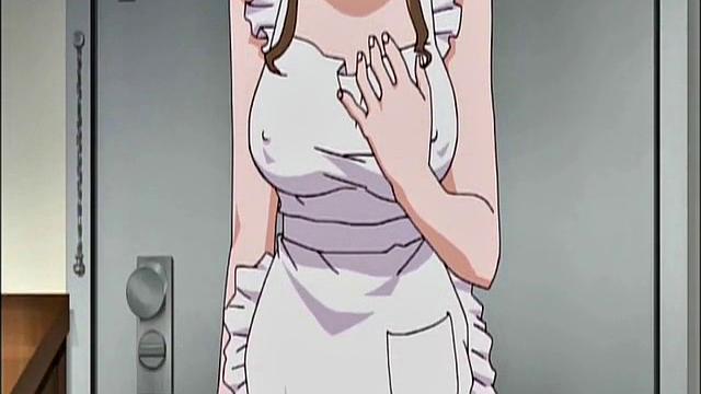 Maid In Apron Humiliated And Walked With Leash