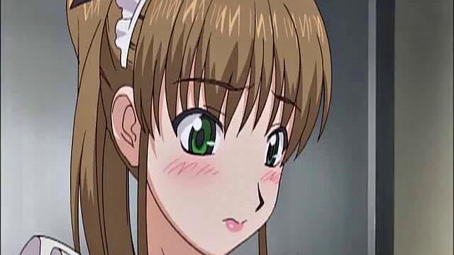 Maid In Apron Humiliated And Walked With Leash