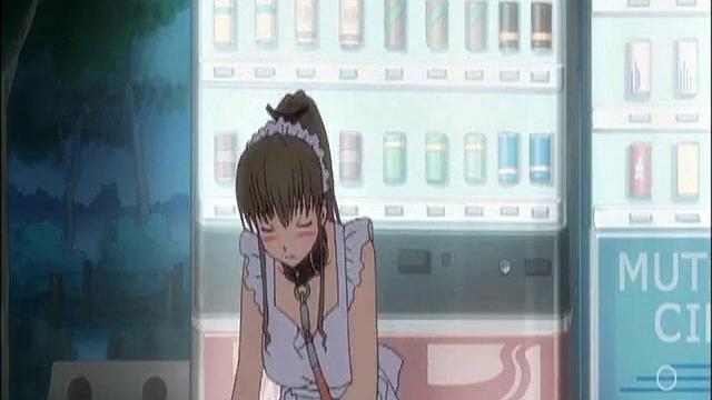 Maid In Apron Humiliated And Walked With Leash