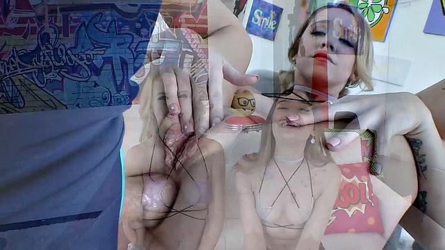 Николь и Сера с ума сходят от дикого анала