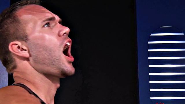 Fat Stranger Fisted In Sauna By Hot Hunks - FistingInferno