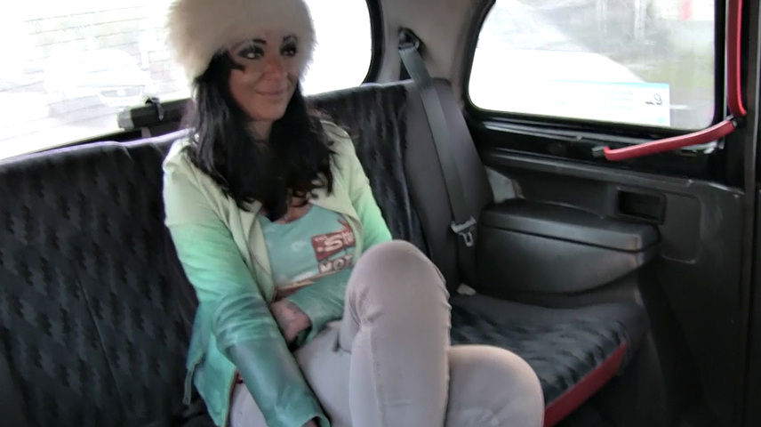 Horny Babe Has Her Tits Out Before Cabbie Whips Out Dick