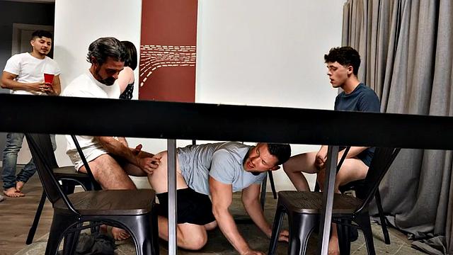 Bottom straight dude loves missionary ass fucking