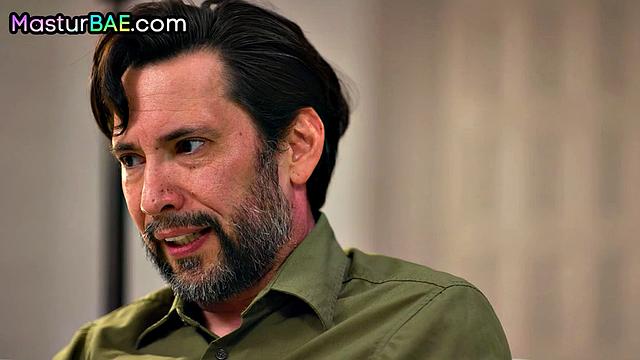 Busty redhead smashed by horny DILF