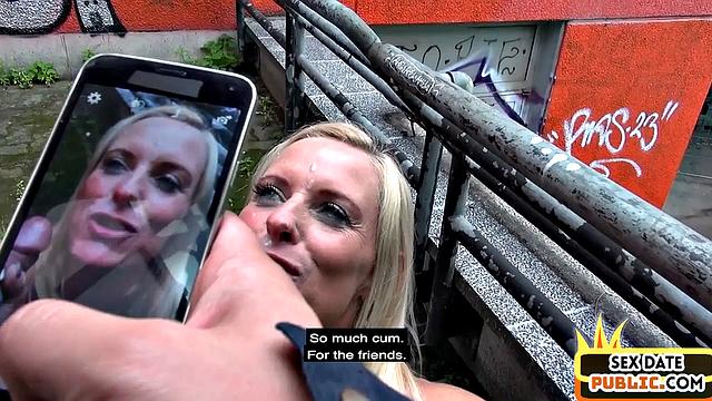 Public Germany mature 3some fucked outdoors on sex date