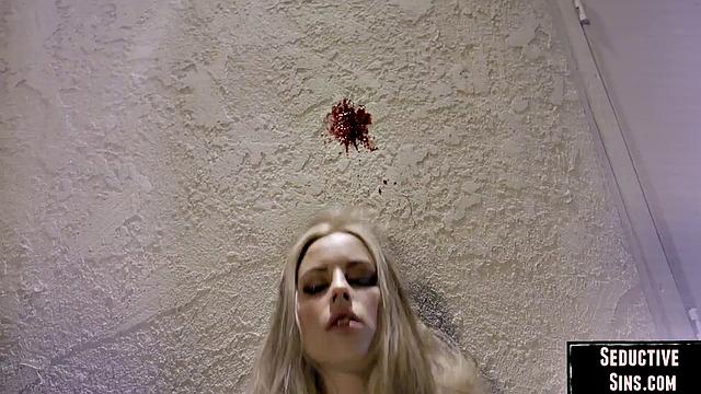 Naughty horny babe gets pussyfucked