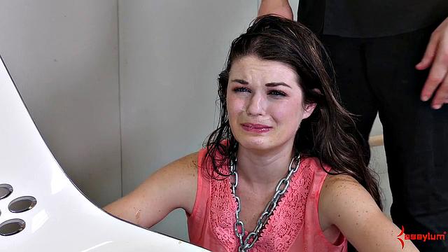 BDSM chick flogged and embarrassed