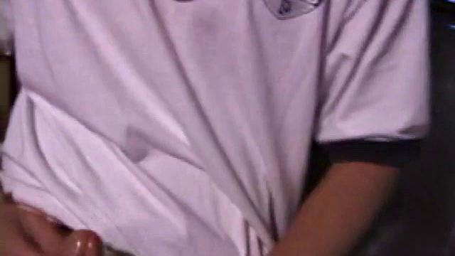 Straight skater boy Dakota is alone in a wine cellar, conveniently stocked with straight porn magazines. He unzips, pulls out his dick, and gets it stiff in no time.