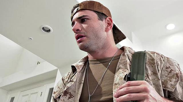 Step Son Comforts Blonde Stepmom With His Cock After His Dad Leaves Her