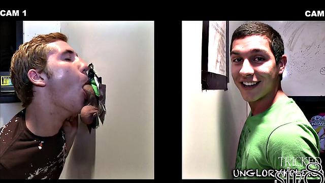 Real naive jock gets cocksucked by twink