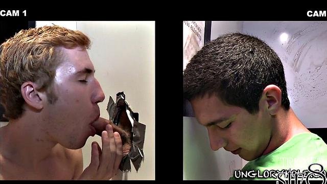 Real naive jock gets cocksucked by twink