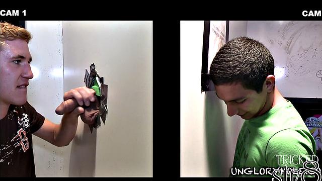 Real naive jock gets cocksucked by twink