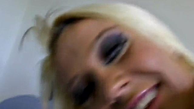 Hot blonde slut fucked