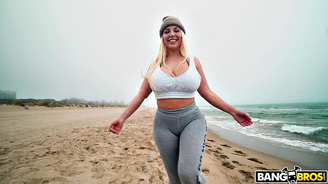 Beach Fun with Blondie