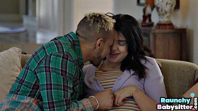 Big ass babysitter pounded by BBC