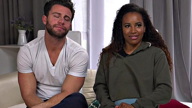 BDSM Ebony babe spanked and pussyfucked by BF